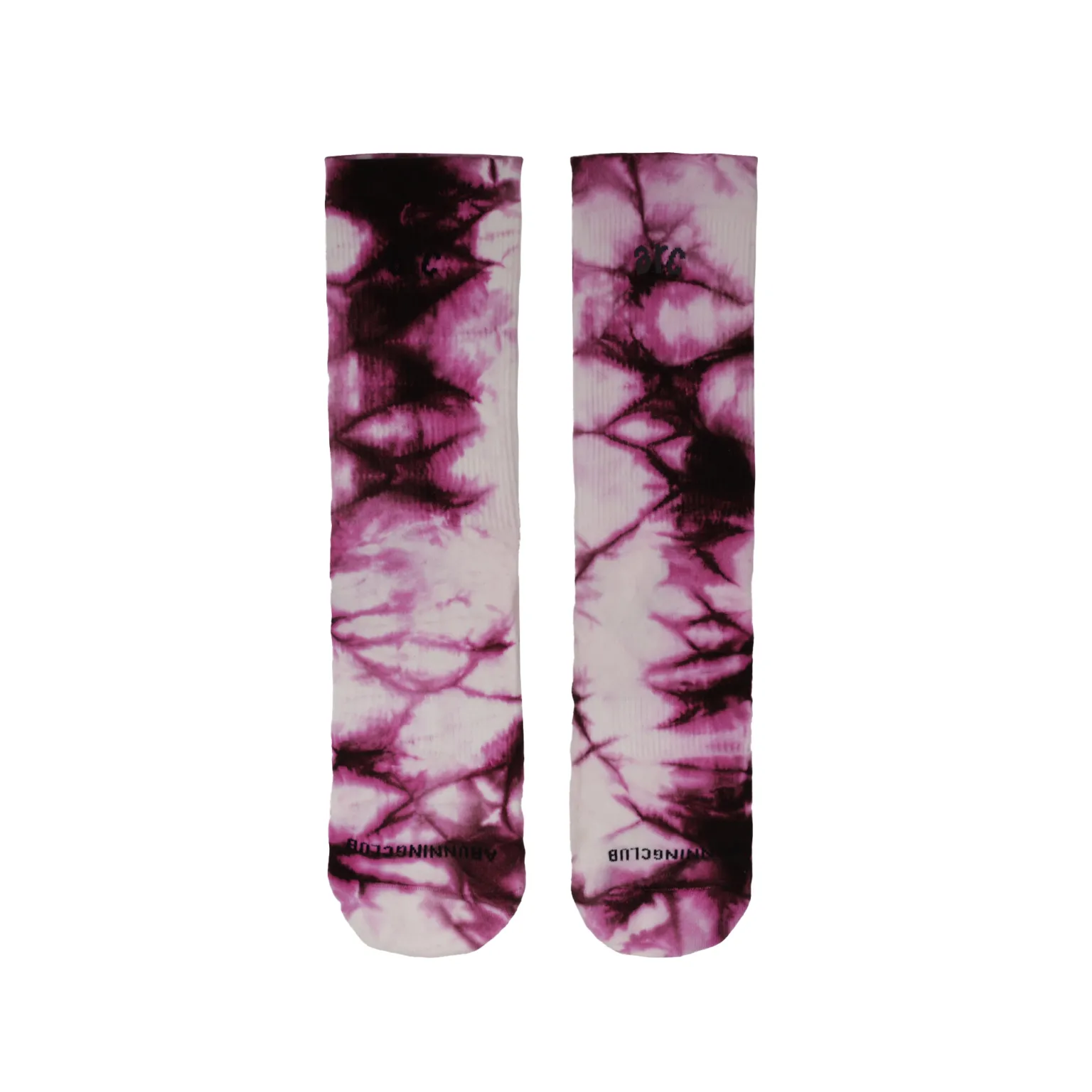 Marble Run Crew Socks – Burgundy