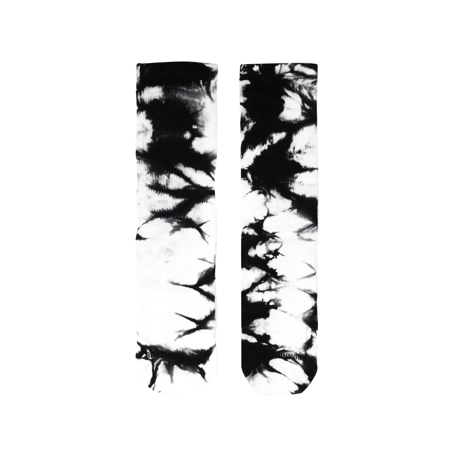 Marble Run Crew Socks – Black