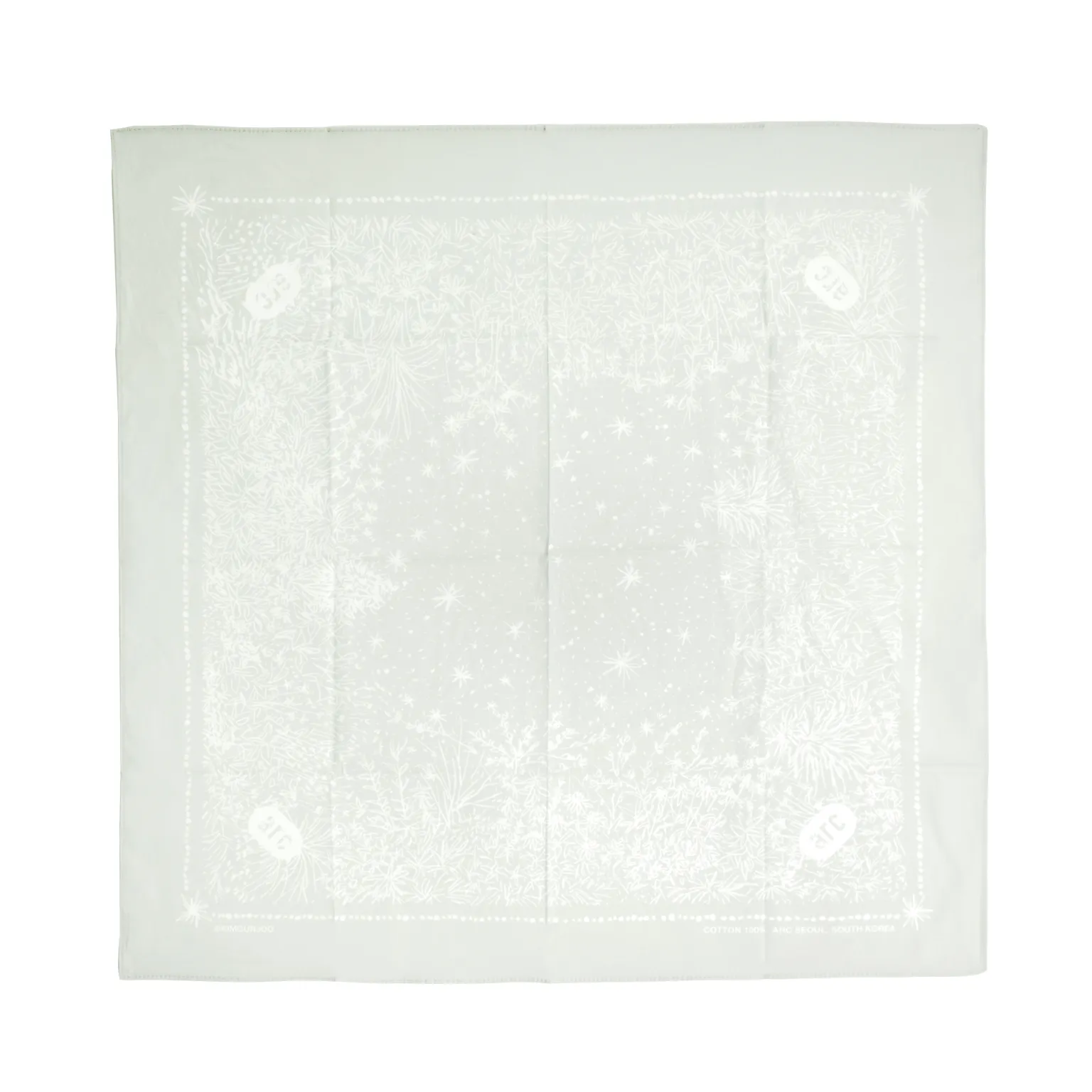 Cotton Bandana 01 – Mint Grey