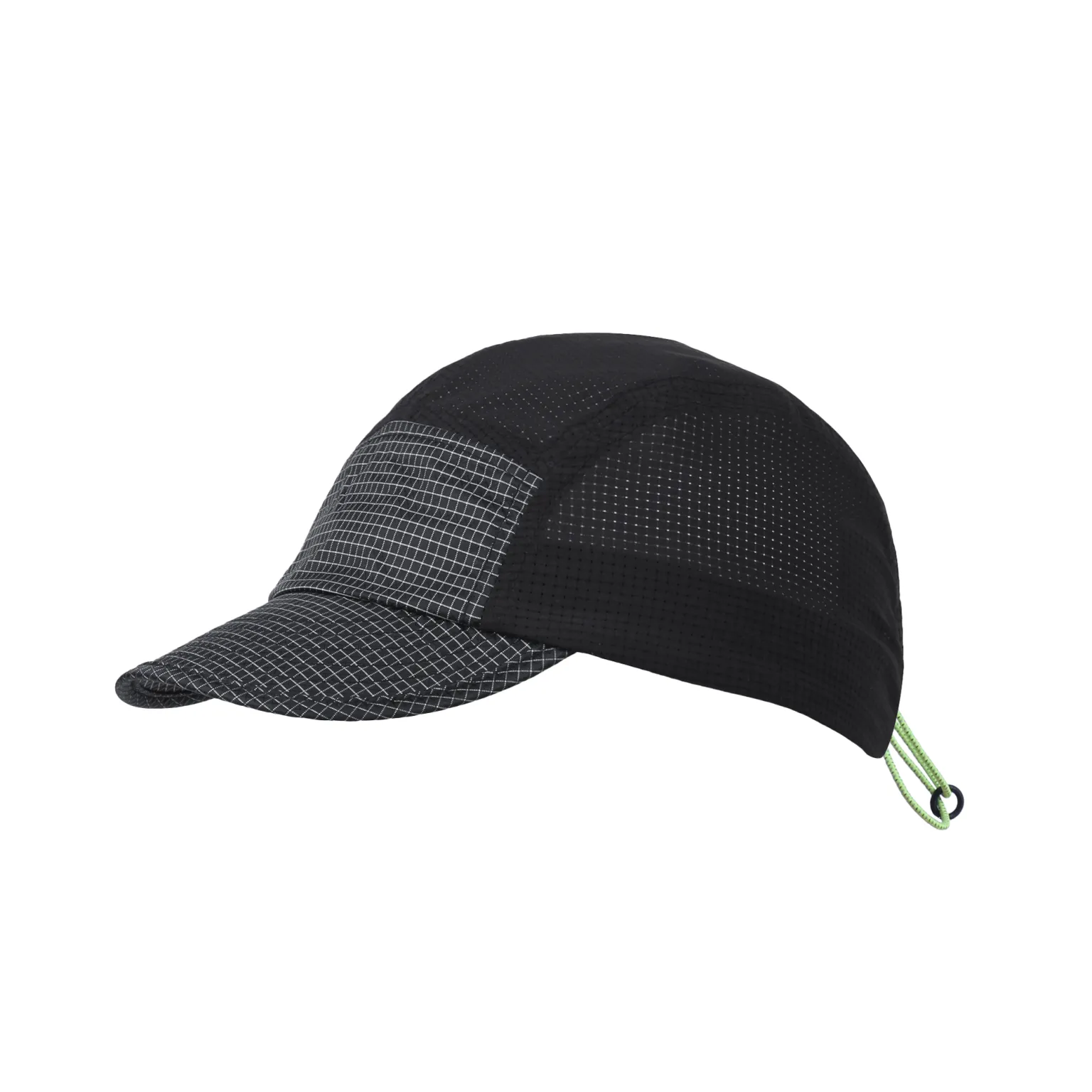 Distance Trail Running Cap – Black(X33-Grid)