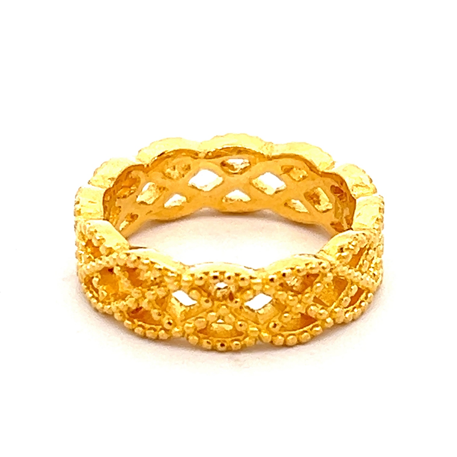 곡선 패턴의 우아한 라인 WAVE 14K/18K