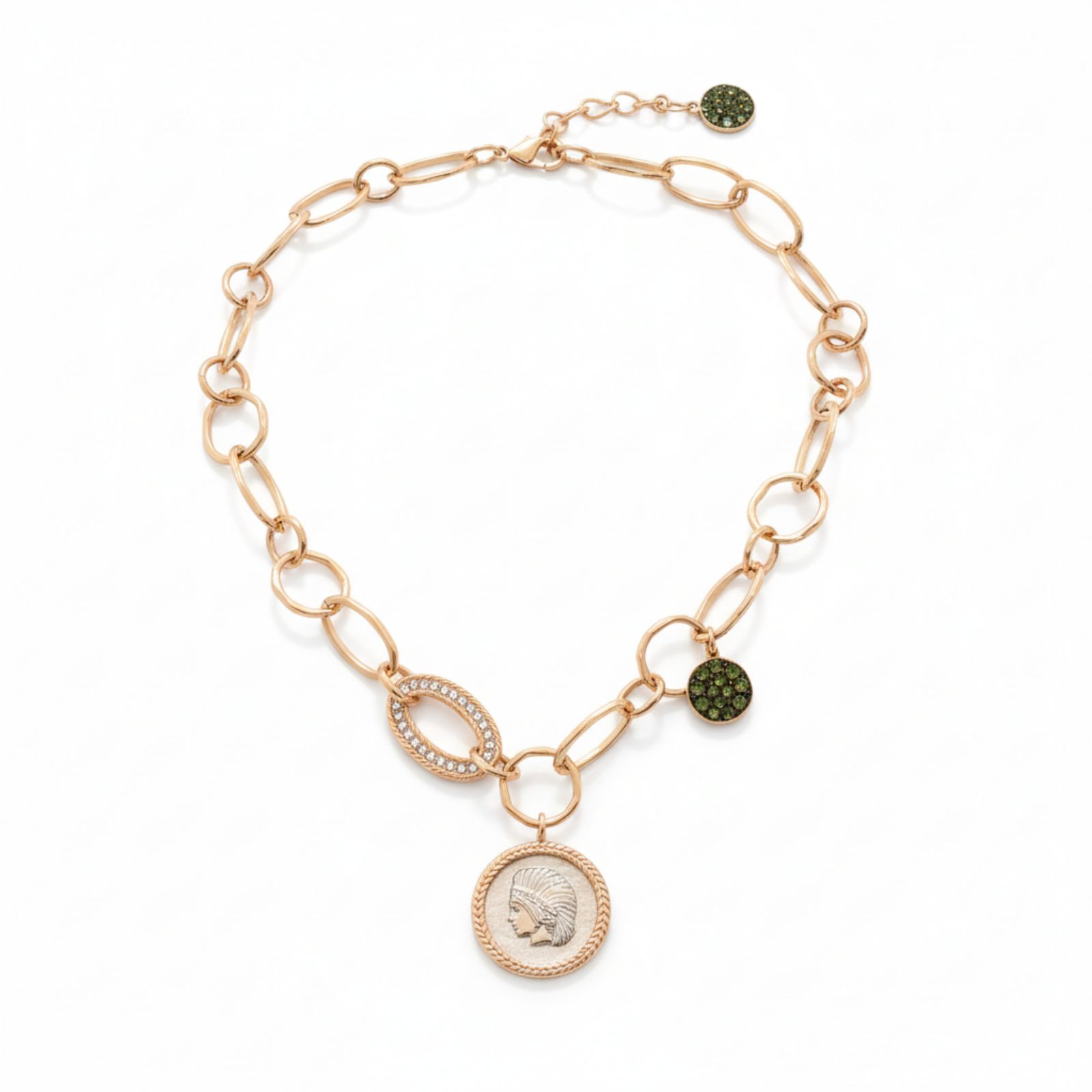 골드와 그린 스톤의 조화로운 프리미엄 EMVIA 14K/18K